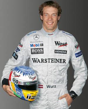 Alex Wurz McLaren Test Driver